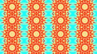 Tam rengi yöneten parlak soyut ışık, kaleydoskop, siyah arkaplan