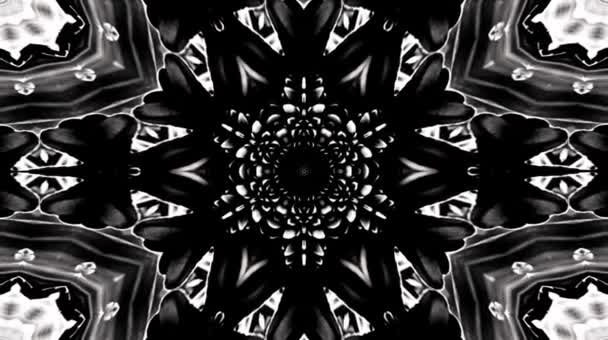 Lumière abstraite lumineuse gouvernant la couleur, kaléidoscope, fond noir 