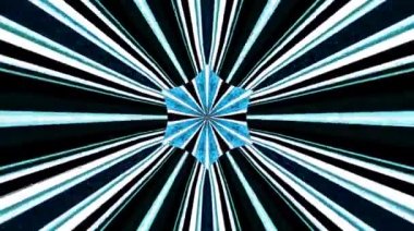 Tam rengi yöneten parlak soyut ışık, kaleydoskop, siyah arkaplan