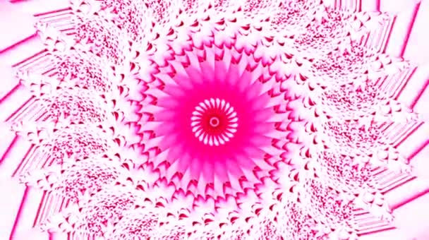 Helles Abstraktes Licht Voller Farbe Kaleidoskop Schwarzer Hintergrund — Stockvideo