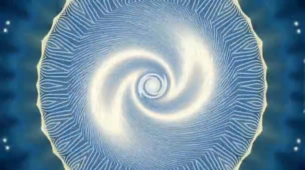 Belles vidéos qui brillent, brillent brillamment qui régulent les mouvements subtils avec des rayures colorées sur un fond noir 