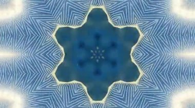 Tam rengi yöneten parlak soyut ışık, kaleydoskop, siyah arkaplan