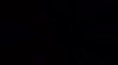 Siyah arkaplandaki renkli çizgilerle ince hareketleri düzenleyen, parıldayan, parlak güzel videolar.