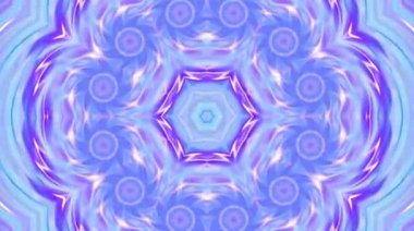 Tam rengi yöneten parlak soyut ışık, kaleydoskop, siyah arkaplan