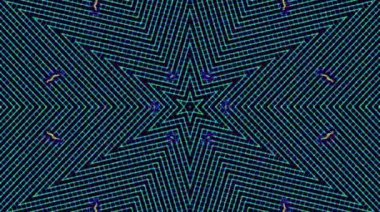 Siyah arkaplandaki renkli çizgilerle ince hareketleri düzenleyen, parıldayan, parlak güzel videolar.