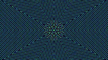 Siyah arkaplandaki renkli çizgilerle ince hareketleri düzenleyen, parıldayan, parlak güzel videolar.