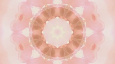 Tam rengi yöneten parlak soyut ışık, kaleydoskop, siyah arkaplan