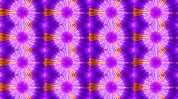 Helles Abstraktes Licht Voller Farbe Kaleidoskop Schwarzer Hintergrund — Stockvideo