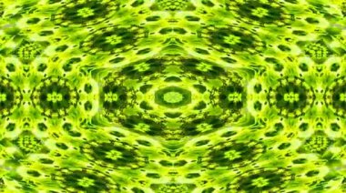 Tam rengi yöneten parlak soyut ışık, kaleydoskop, siyah arkaplan