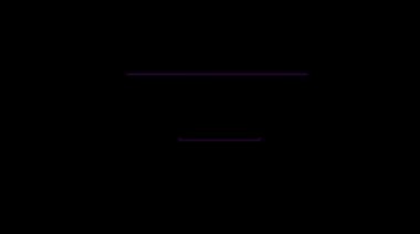 pürüzsüz floresan hareketler üç güzel renk ile yuvarlak bir logo oluşturur, parlak ve boş çizgiler, siyah arkaplan üzerinde isimsiz logo