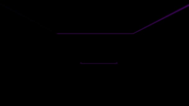 mouvements fluorescents lisses avec trois belles couleurs formant un logo rond, avec des lignes lumineuses et vierges, logo sans nom sur un fond noir 