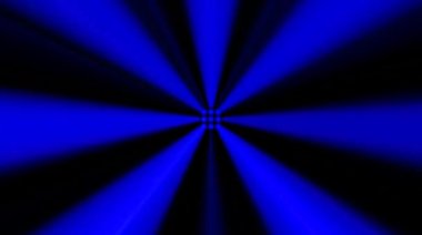 Soyut üç boyutlu lazer hattı arka planının çok renkli bir görüntüsü. Lazer mavi yansımayla parlar. Arka plan animasyon yapar. Kusursuz daire. 4K