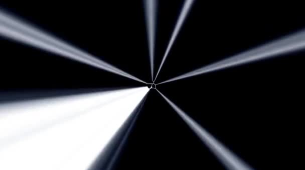 Abstrait 3D liquide ligne texture fond multicolore. Réflexion de couleur liquide noir et blanc. Arrière-plan fait animation. Cercle sans couture. 4K 