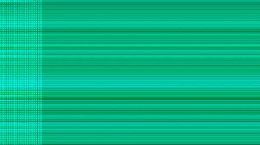 Soyut arkaplan 3D sıvı çizgiler çok renkli bir dokuda yatay. Yeşil renk yansımalı akışkan. Arka plan animasyon yapar. Kusursuz çember