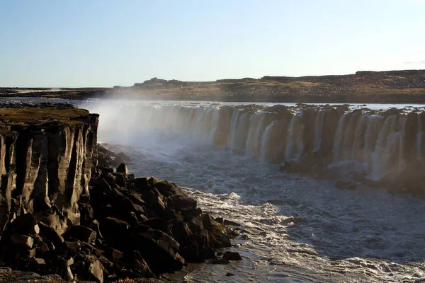 Водоспади Національному Парку Ватнайокутль Північному Сході Ісландії Вони Розташовані Річці — стокове фото