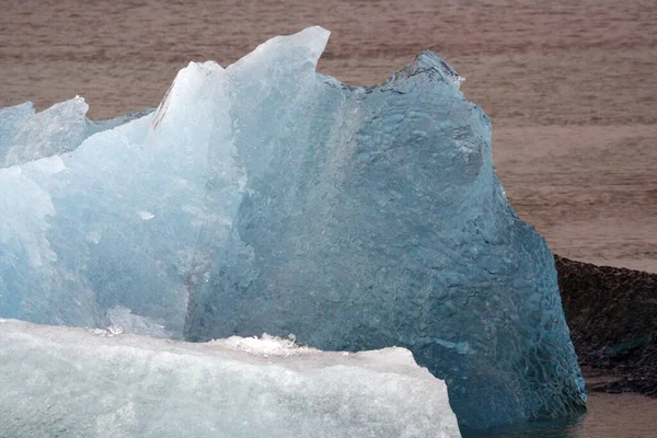 Jokulsarlon Grande Lago Glaciale Nella Parte Meridionale Del Vatnajokull National — Foto Stock