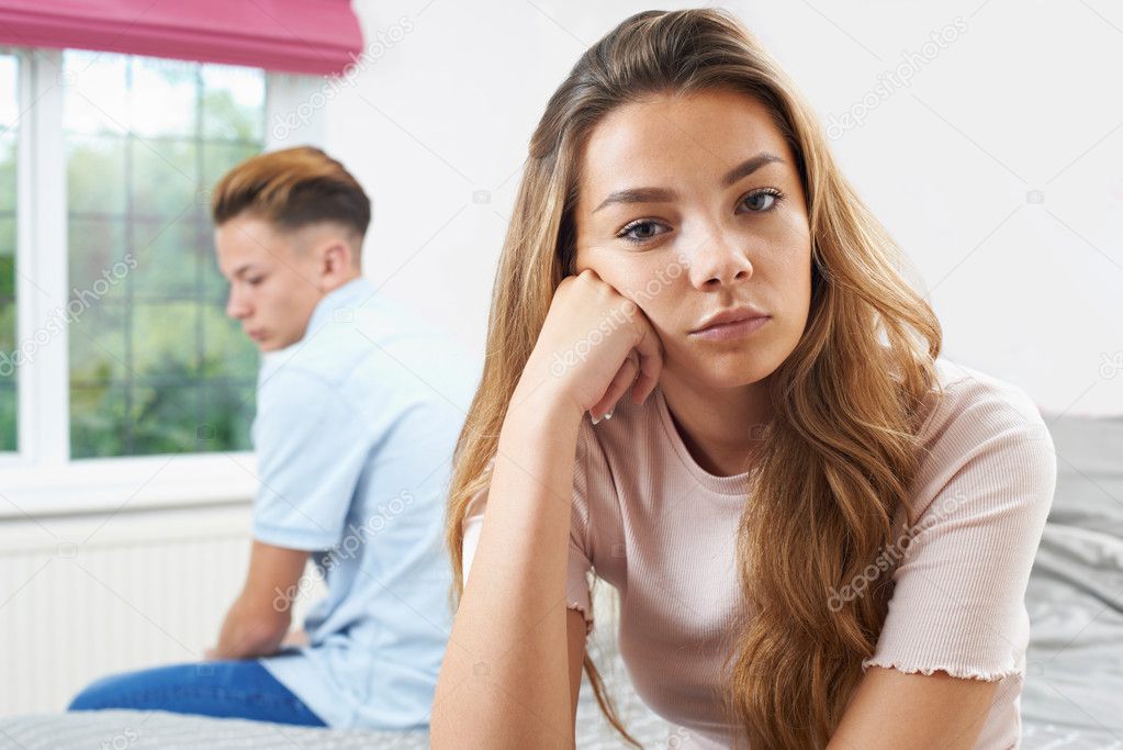 Teenage Couple Having Relationship Difficulties