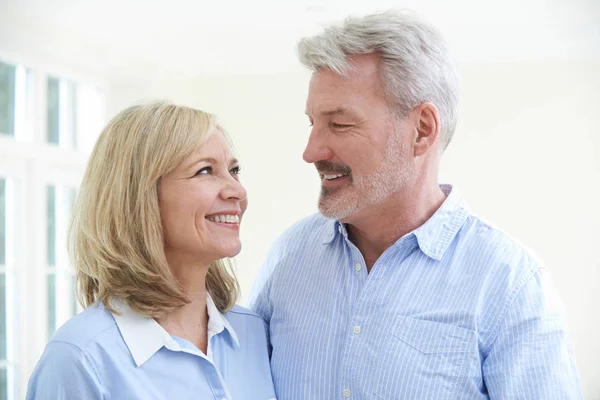 Happy Mature Couple At Home Together — Stock Photo, Image