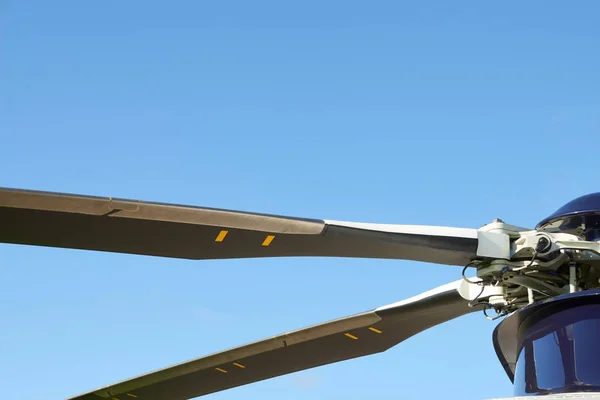 Close Up de lâminas de rotor de helicóptero — Fotografia de Stock