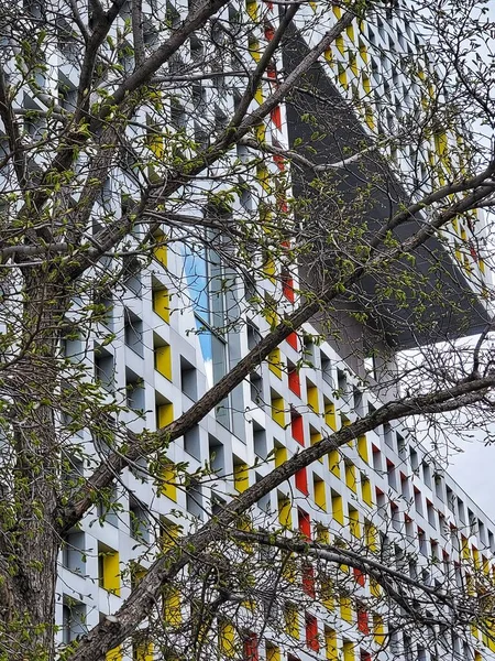 Simmons Hall 'da bahar, MIT, Cambridge, MA