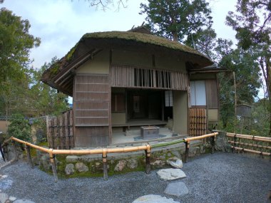 Japonya 'daki eski ve geleneksel çay dükkanı..