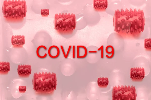 Koncepce Covid Coronavirus Nebo Covid Oficiální Název Světové Zdravotnické Organizace — Stock fotografie