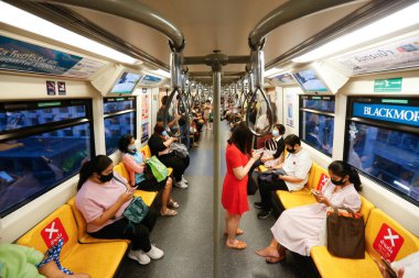 Taylandlılar işe gitmek için BTS 'yi kullanıyor. Corona virüsü bulaşan yeni biri olmayınca...