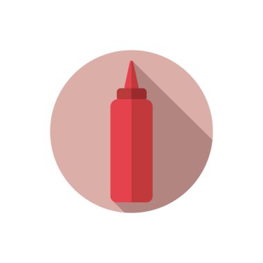 Ketçap şişesi vektörü