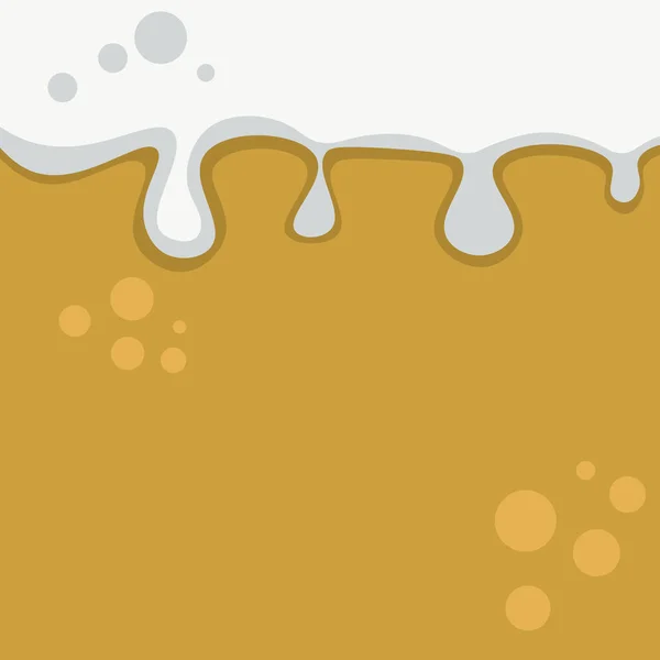 Bier schuim achtergrond vector — Stockvector