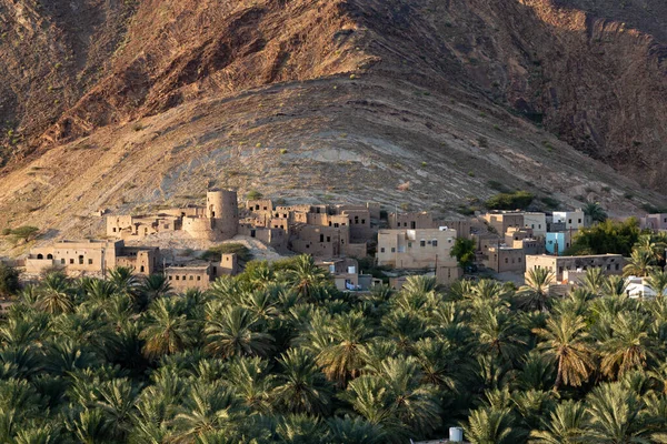 Blick Auf Die Ruinen Des Verlassenen Birkat Mouz Oman Vor — Stockfoto