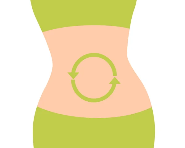 Goede metabolisme in het lichaam — Stockvector