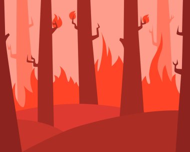 Ormanda yangın