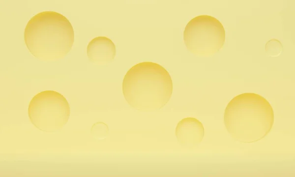 Geometrische Gele Abstracte Achtergrond Met Cirkels Minimalistisch Ontwerp Voor Productpromotie — Stockfoto