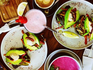 Bali Endonezya Gıda Kangu Restoranı Kafe Meyvesi