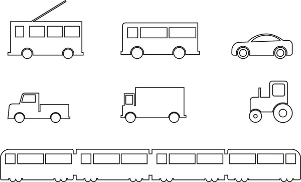 Наземные Транспортные Средства — стоковый вектор