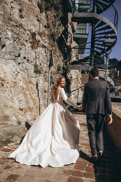 2019 Tiflis Georgia Boda Estilo Georgiano Hombre Bigotudo Con Estilo —  Fotos de Stock