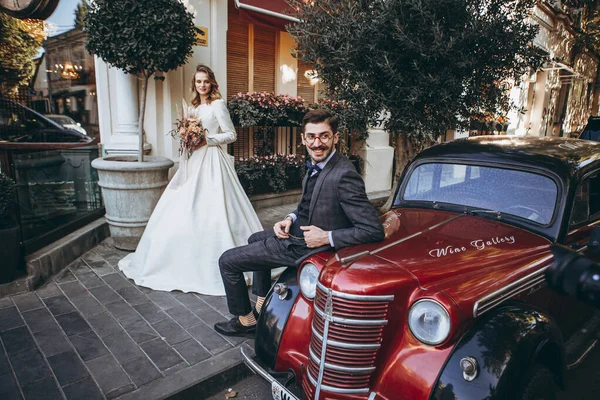 2019 Tiflis Georgia Boda Estilo Georgiano Hombre Bigotudo Con Estilo —  Fotos de Stock