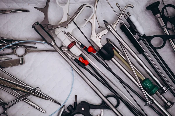 2019 Winniza Ukraine Sterile Medizinische Und Chirurgische Instrumente Auf Den — Stockfoto