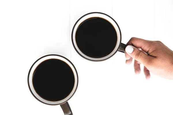 내부에 과진한 커피가 하나는 — 스톡 사진