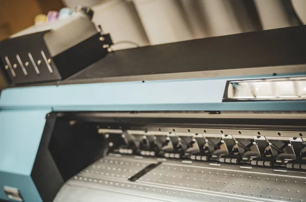 Imagen Una Máquina Impresión Profesional Con Espacio Copia — Foto de Stock