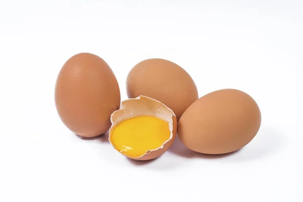 chicken egg isolated on white background