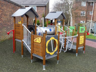 HAGS Limited children play Area, Rickmansworth, Hertfordshire, İngiltere, İngiltere 'de oyun ekipmanları
