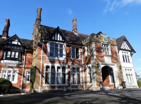 Chorleywood House Una Mansión Regencia Construida 1822 Antigua Casa Lady — Foto de Stock