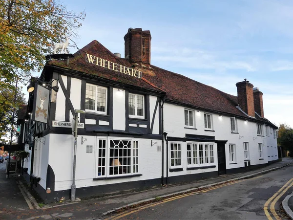 White Hart Public House Aylesbury End Beaconsfield Buckinghamshire Angleterre Royaume — Photo