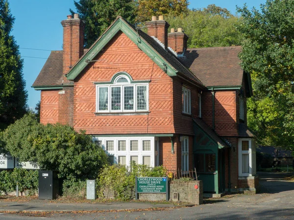 Die Eingangshütte Chorleywood House Chorleywood House Drive Chorleywood — Stockfoto