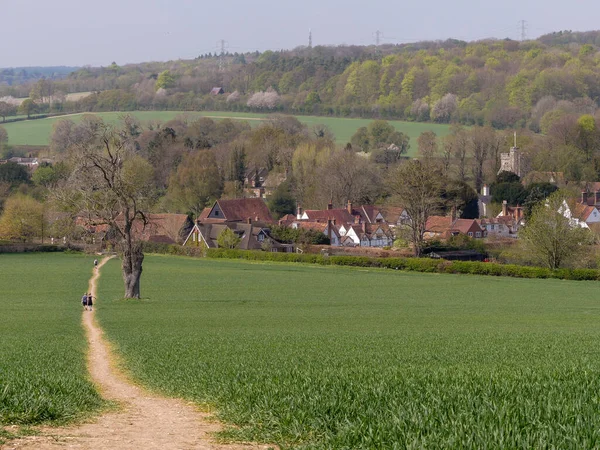 Bonito Pueblo Buckinghamshire Little Missenden Las Colinas Chiltern — Foto de Stock