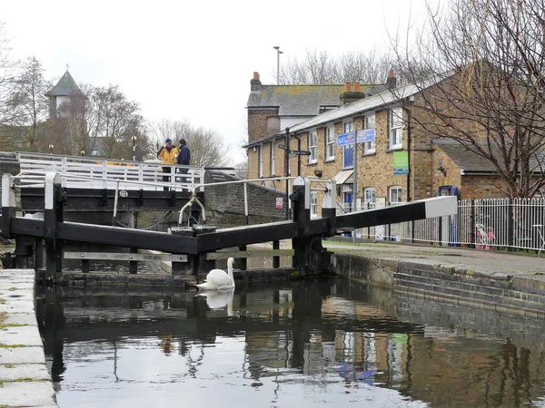 Batchworth Lock Gran Canal Unión Rickmansworth Hertfordshire — Foto de Stock