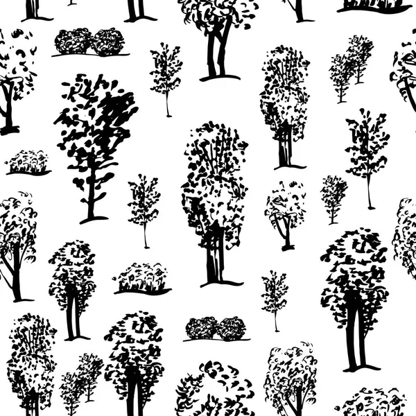 Patrón gráfico del árbol — Archivo Imágenes Vectoriales