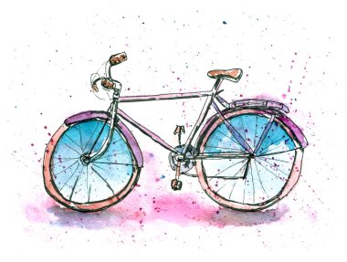 Klasik Bisiklet gösteren resim.