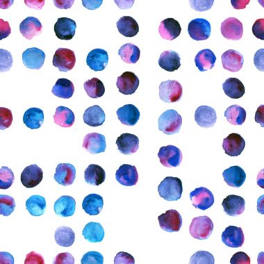 Sulu Boya lekesi ile desen